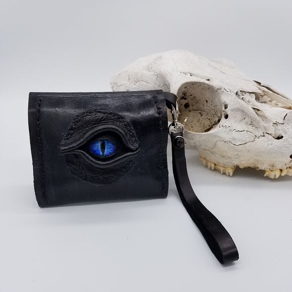 Handbags - Dragon Eye Leather Wristlet